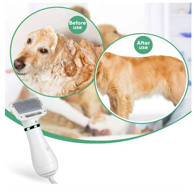 2 in 1 Pet Dryer Brush