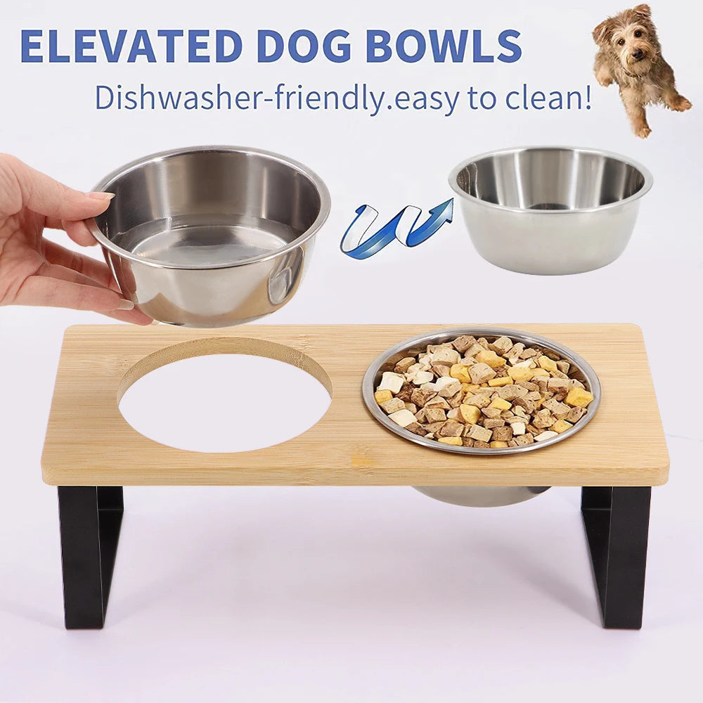 Elevated Tilted Pet Bowl