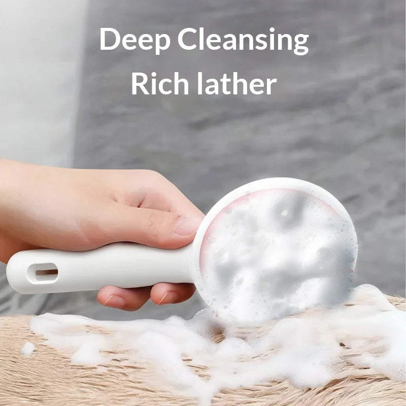 Pet Bath Brush Shampoo Dispenser