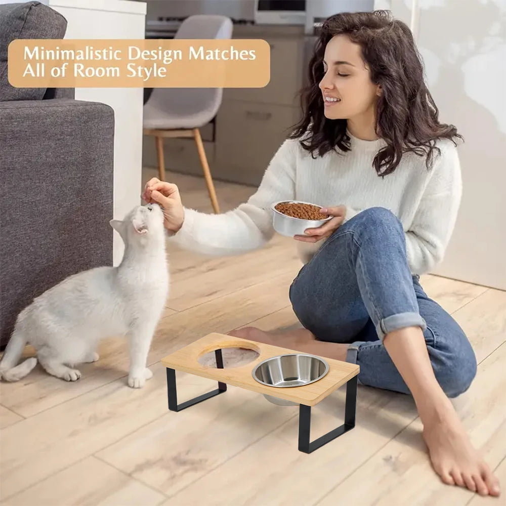 Elevated Tilted Pet Bowl